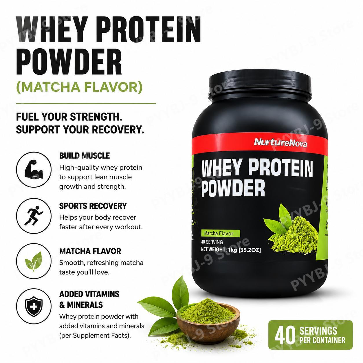 Nutrition Of Fitness - NurtureNova Whey Protein Powder o smaku