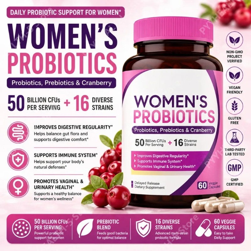 Probiotic 60 Billion - Probiotyki dla kobiet 50 miliardów CFU
