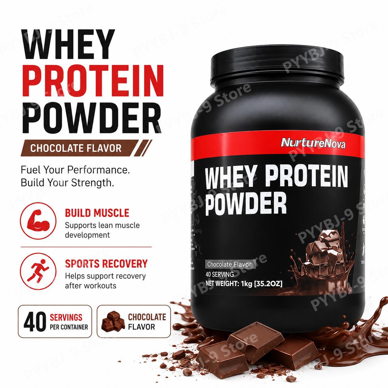 Nutrition Of Fitness - NurtureNova Whey Protein Powder o smaku